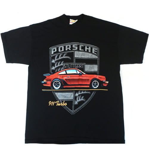 Vintage Porsche 911 T-shirt Stuttgart 90s Car – For All To Envy