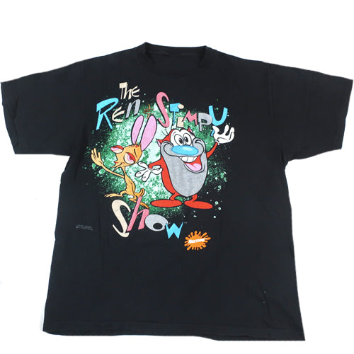 Vintage The Ren & Stimpy Show T-shirt Nickelodeon 1991 – For All To Envy