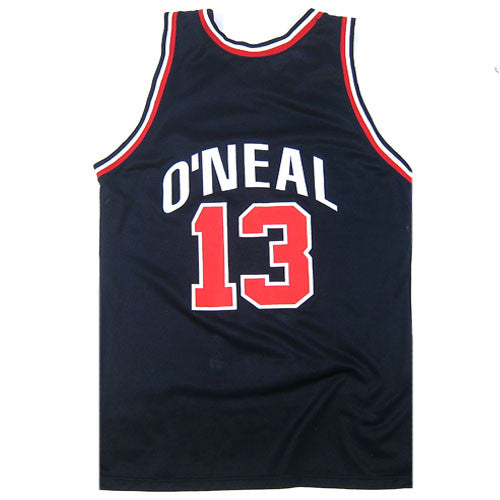 Vintage Shaq Shaquille Oneal USA Champion Jersey NWOT 90s NBA ...