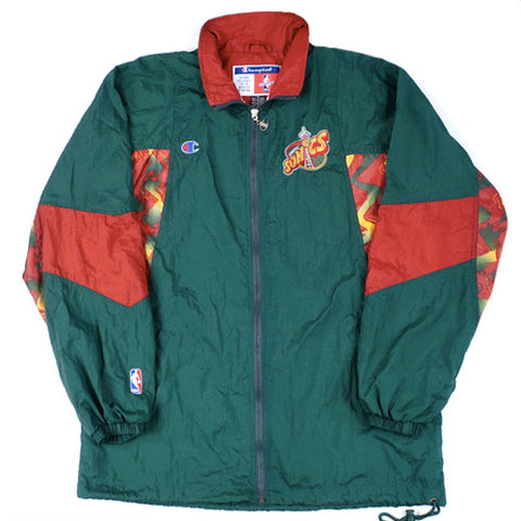 Vintage Seattle Sonics Champion Jacket 90s NBA Basketball – For All To Envy