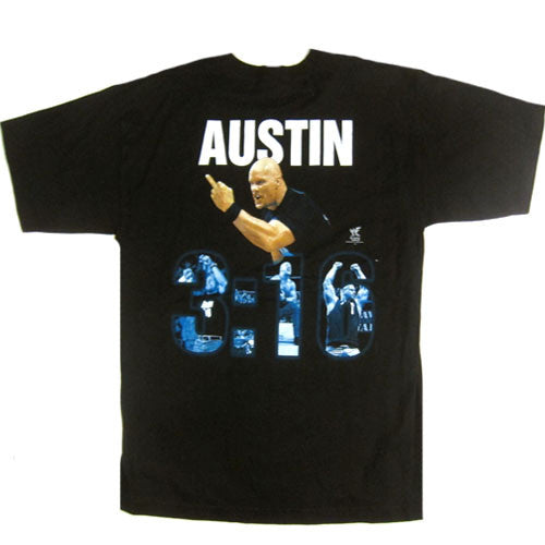 Vintage Stone ...And That's The Bottom Line T-Shirt Steve Austin 3:16 ...