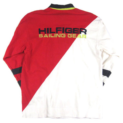 Vintage Tommy Hilfiger Sailing Gear Rugby Shirt 90s Hip Hop For