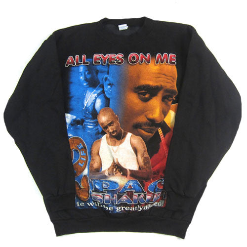 Vintage Tupac Shakur 2Pac All Eyes On Me Sweatshirt 1996 Rap Hip Hop