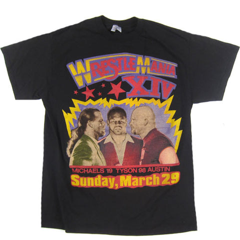 Vintage Wrestlemania XIV T-Shirt 1998 WWF WWE Wrestling – For All To Envy