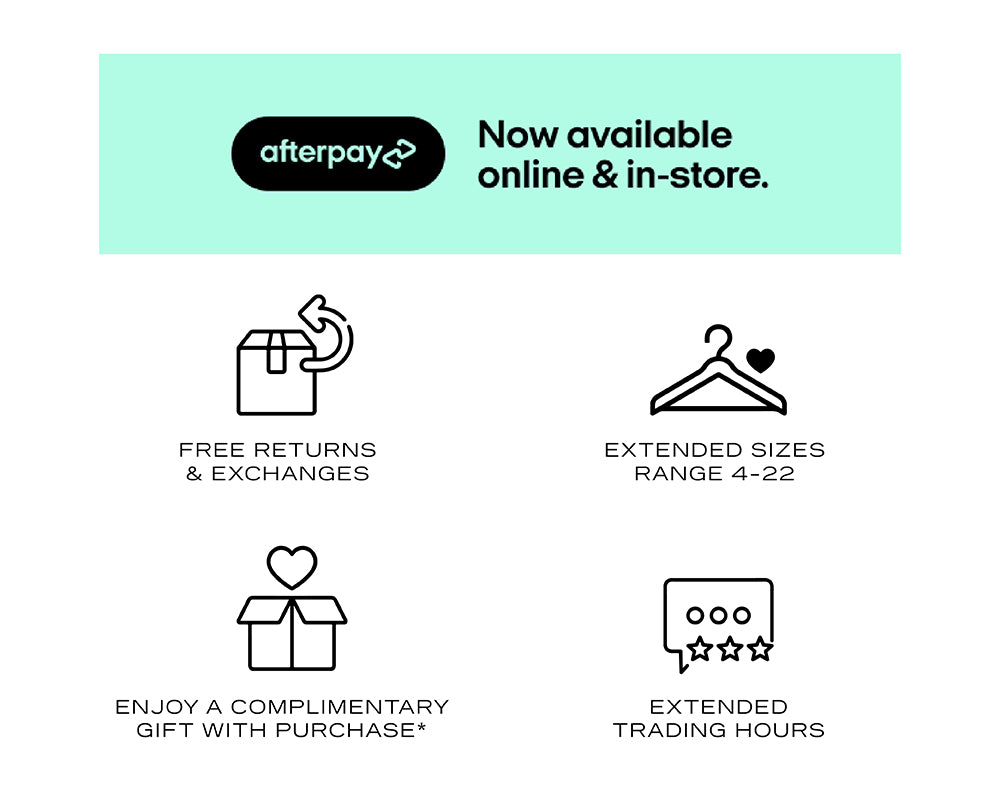 showroom Afterpay banner
