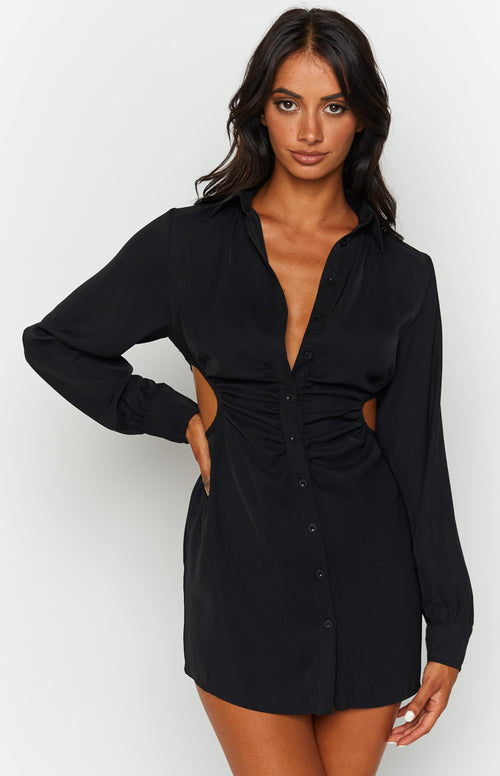 boss shirt dress