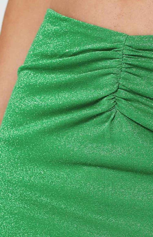 Ingrid Green Maxi Skirt Image