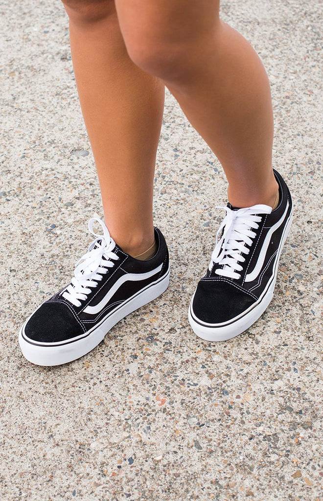 vans old skool platform ou normal