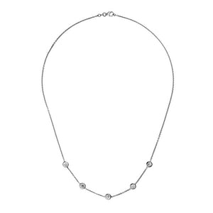 Italian White Gold Diamond Necklace, SOLD – Deleuse Fine Jewelry & Couture