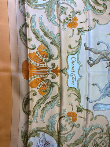 Pre-Owned New Hermes Silk Scarf, SOLD – Deleuse Fine Jewelry