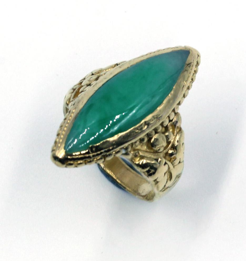 Vintage Jade Ring, SOLD Deleuse Fine Jewelry & Couture