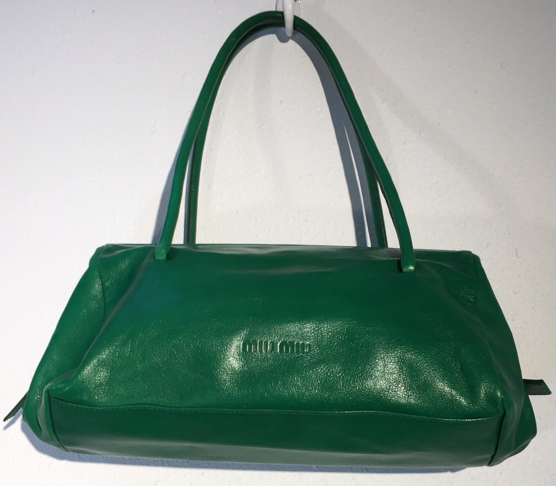 MIU MIU Vintage Bag Brown Leather ref.31519 - Joli Closet