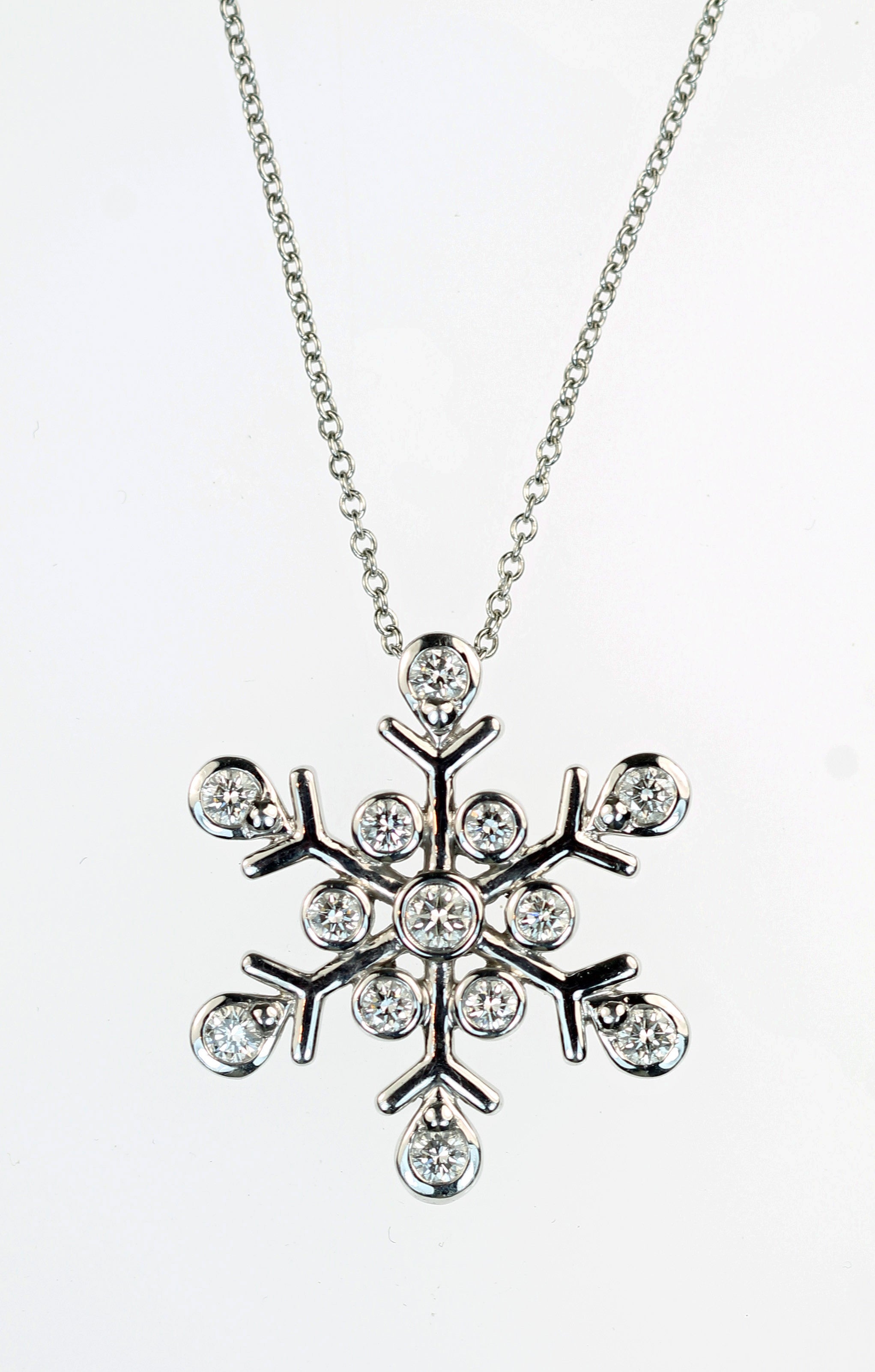 tiffany snowflake necklace