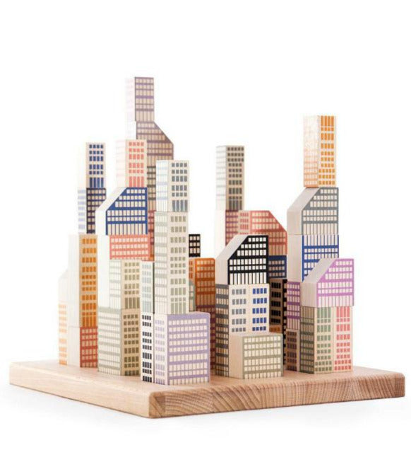 wooden city blocks