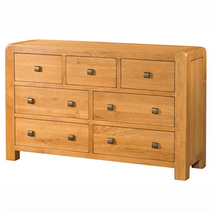Avon Oak 3 Over 4 Under Chest | A Touch of Furniture Oxfordshire