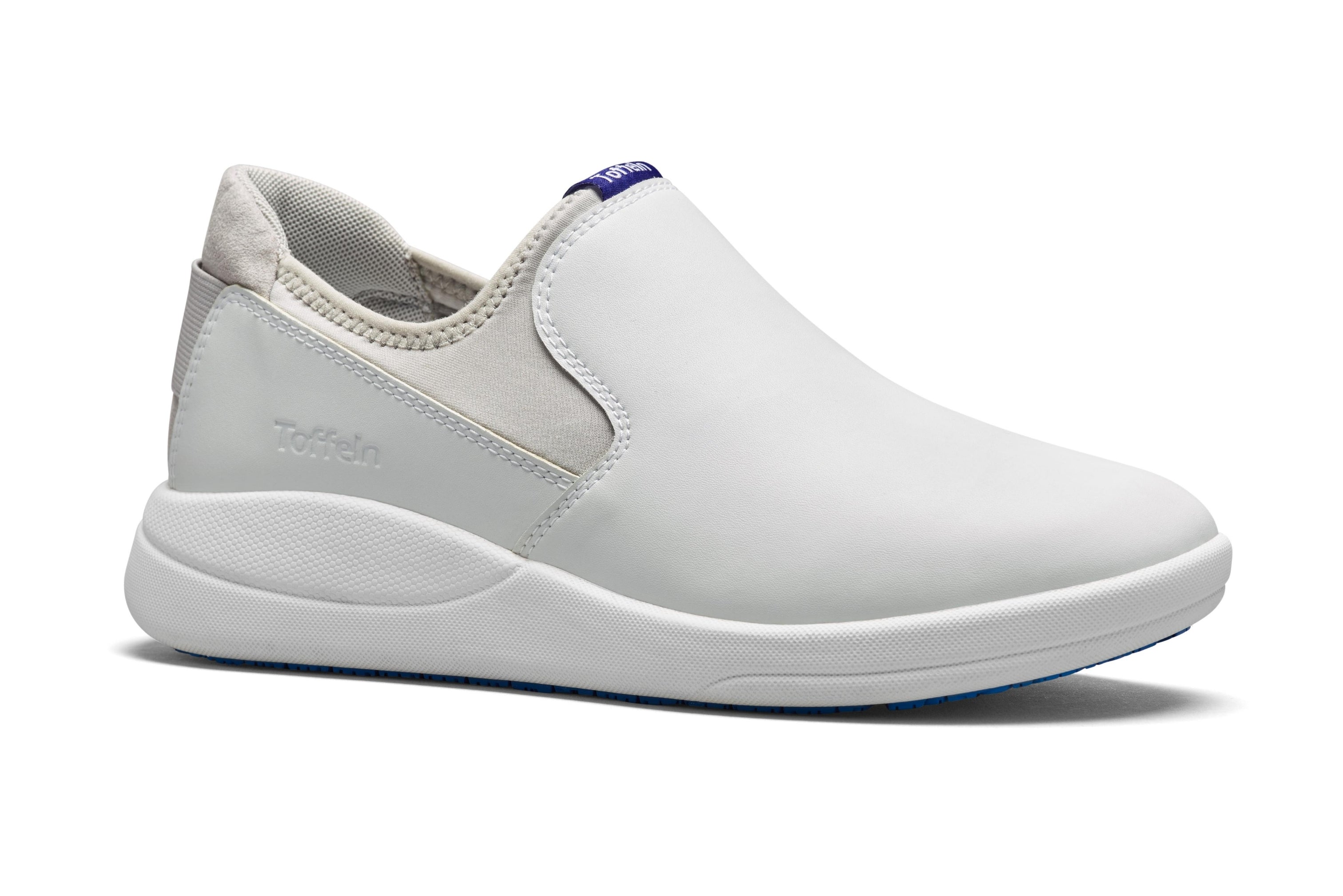 An image of Toffeln SmartSole Shoe Nurses Shoes, White / 3