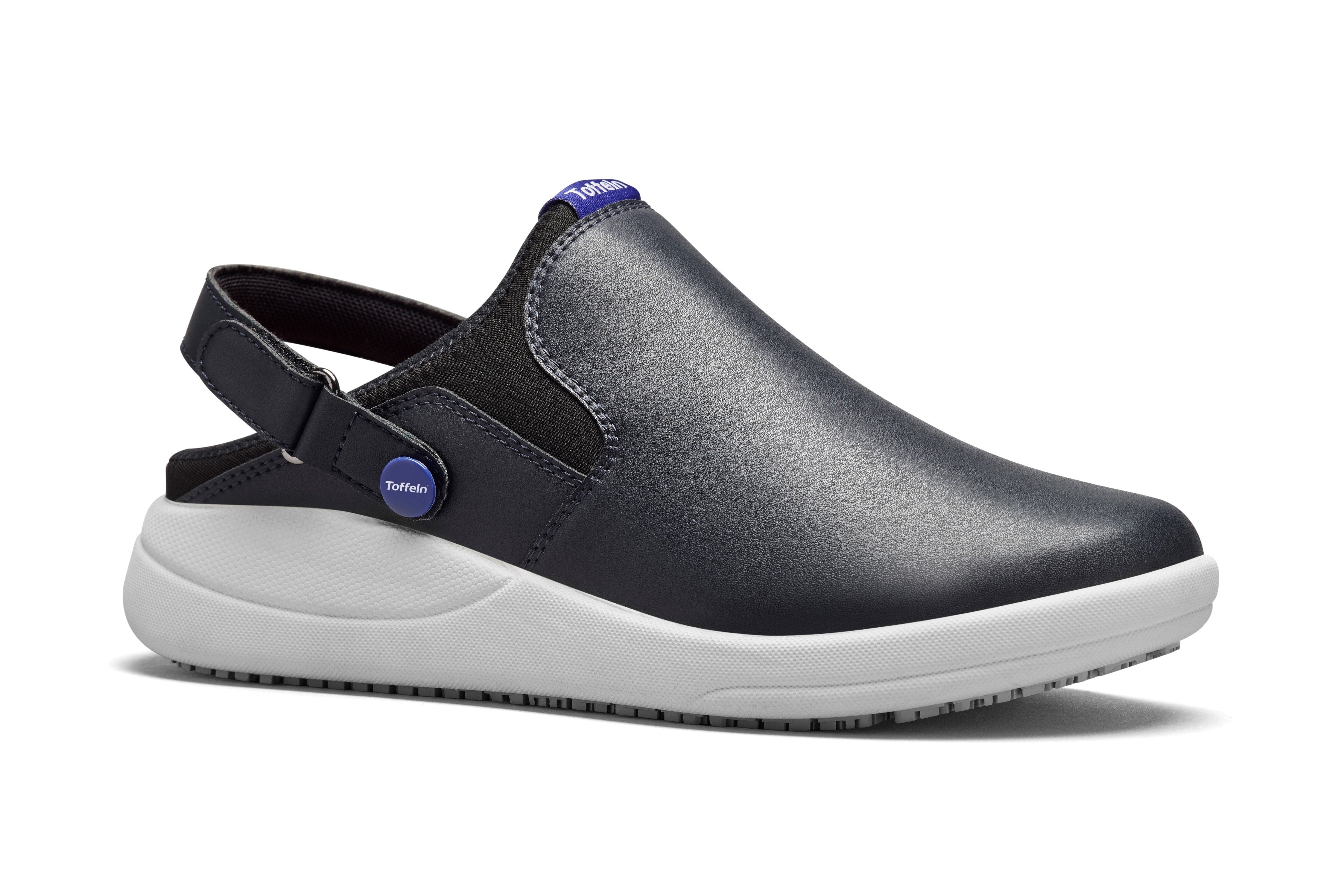 An image of Toffeln SmartSole Clog, Navy / 6