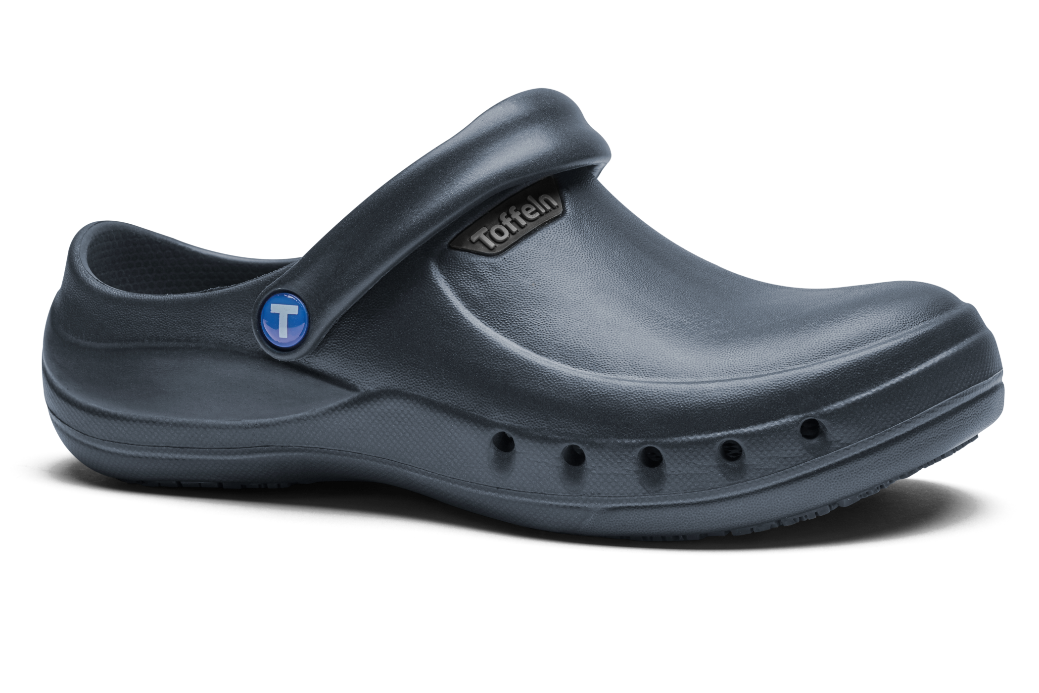 An image of Toffeln EziKlog V2.0 Nurses Clogs, Navy / 5