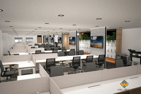 Office Workstation Area Furniture in SG | Desks & Partitions