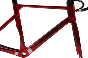 Factor One V2 Frameset Bars Red Crimson And Silver Size 56cm Cycle Exchange