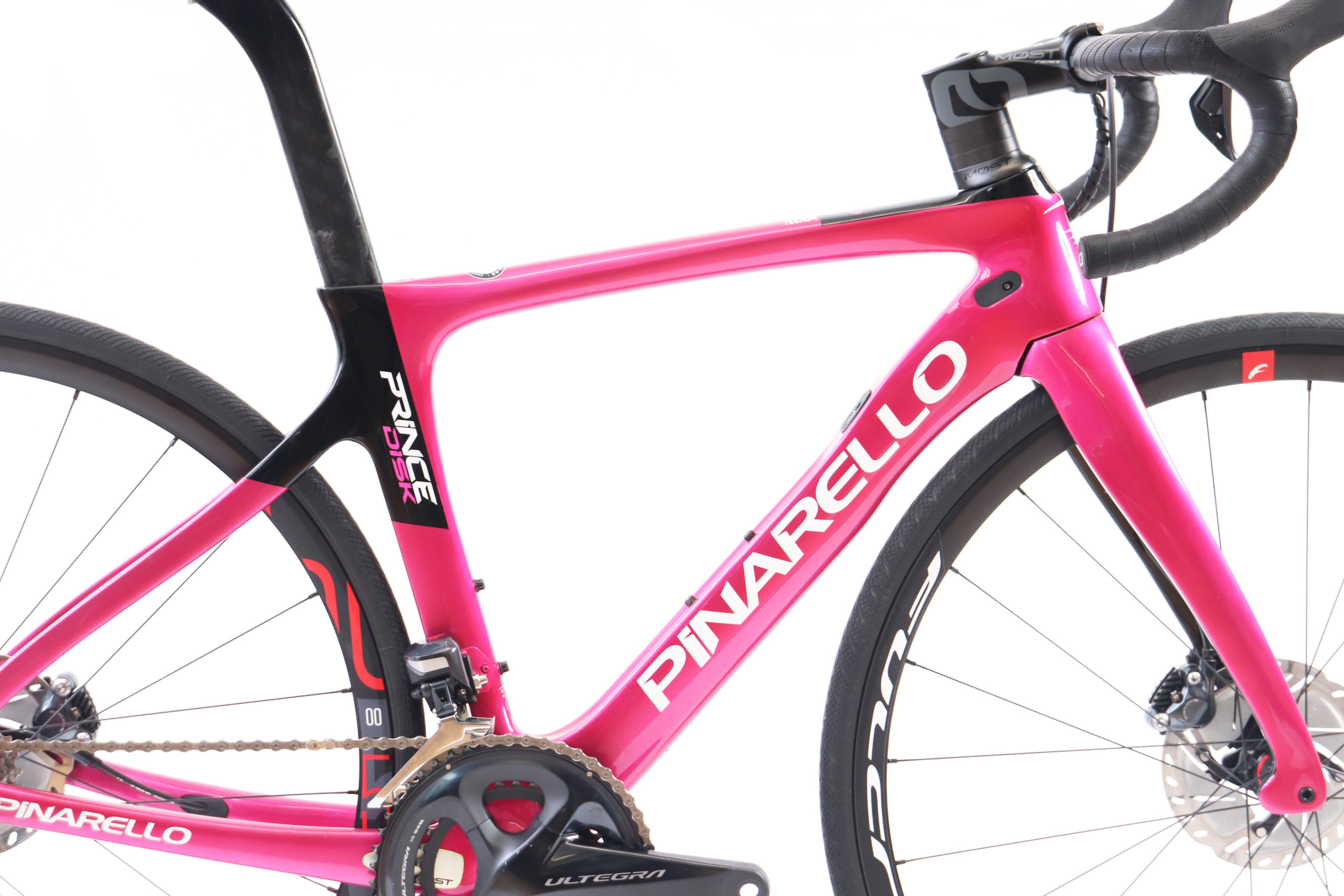 Pinarello PRINCE DISC Carbon Road Bike with ULTEGRA : 741 : PINK