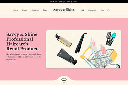 Savvy and Shine Website