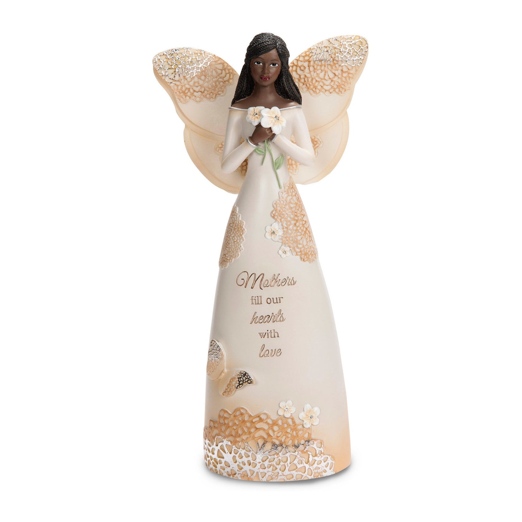 African American Mother Angel Figurine: Light Your Way Collection – The ...