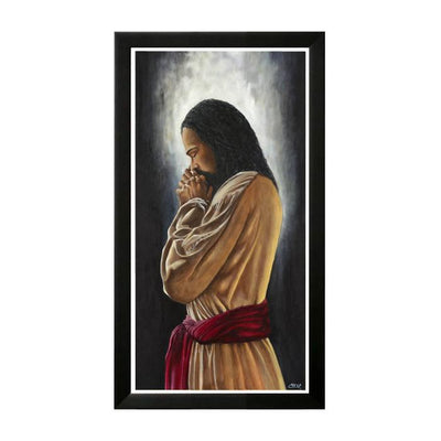 Son of God (African American Jesus) by Cecil Reed Jr.  (Black Frame)