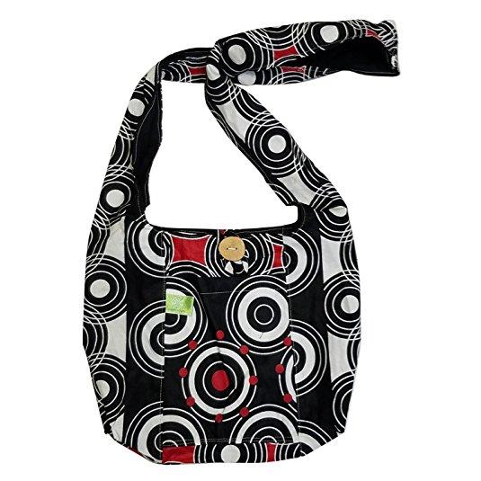 Authentic African Fabric Cross Body Sling Bag by Timbali Crafts | The Black Art Depot