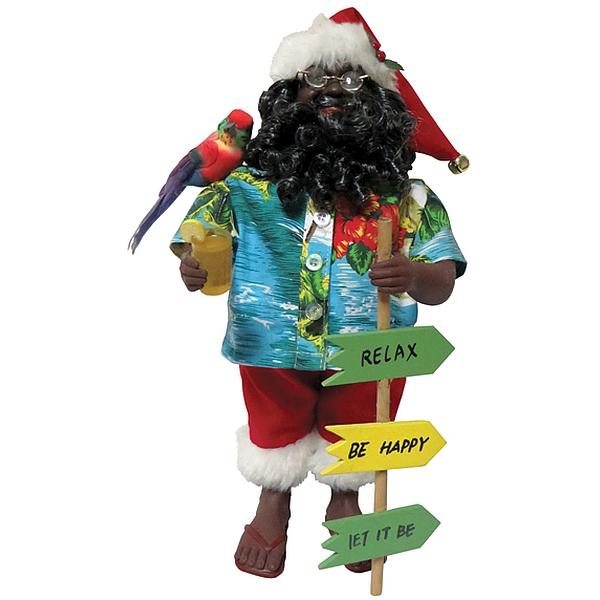 black santa nutcracker