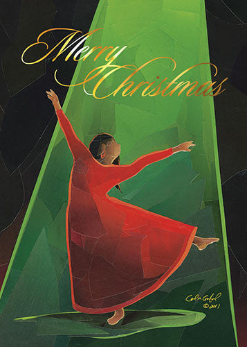 Dancer (Merry Christmas): African American Christmas Card Box Set | The
