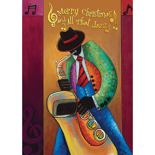 All That Jazz: African American Christmas Card (Box Set of 