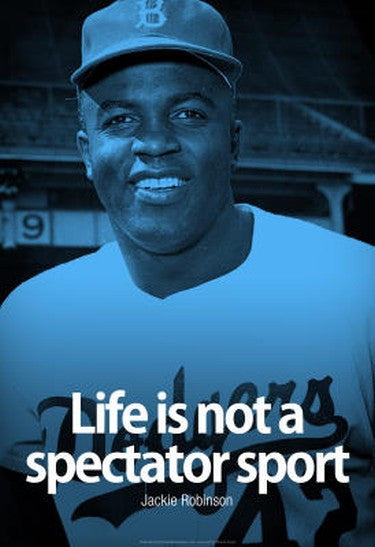 Jackie Robinson Life Quote The Black Art Depot