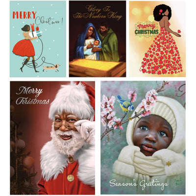 Assorted Box Set #4: African American Christmas Card Box Set