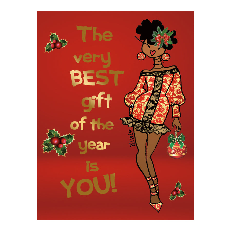 Happy Holidays Christmas Gift Card  Greeting cards — NICHOLLE KOBI  BOUTIQUE