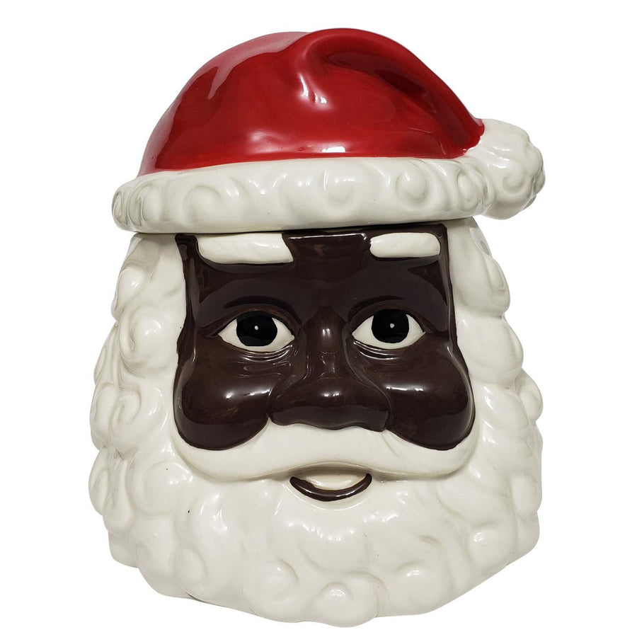 First Light African American Santa Ceramic Salt and Pepper Shakers, Set of 4