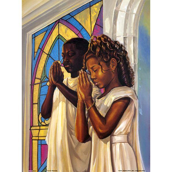Praying Girl Print Little Black Girl Praying African American Art Religious  Wall Art Childrens Art Original Art -  Israel
