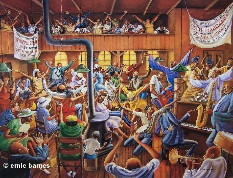 Solid Rock Congregation By Ernie Barnes The Black Art Depot