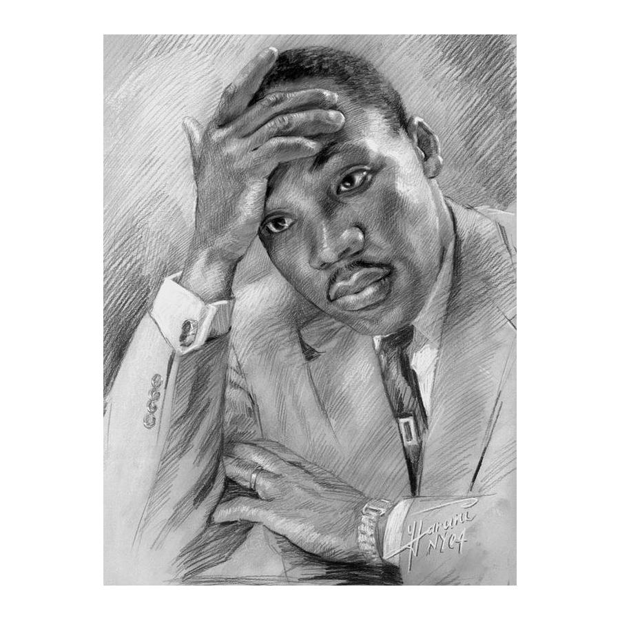 Rev. Dr. Martin Luther King Jr. by Ylli Haruni The Black Art Depot