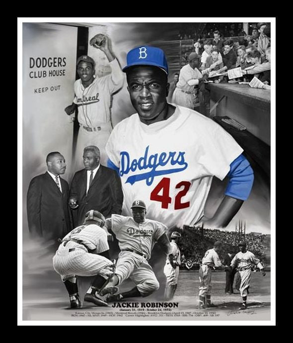 Jackie Robinson portrait. on Behance