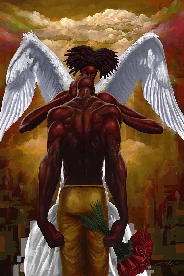 african american male angels pictures