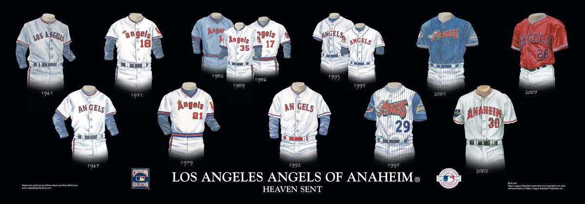 black anaheim angels jersey