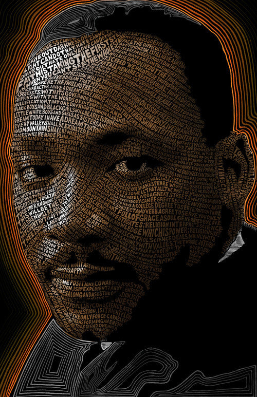 Martin Luther King Jr. by Hans Fleurimont | The Black Art Depot