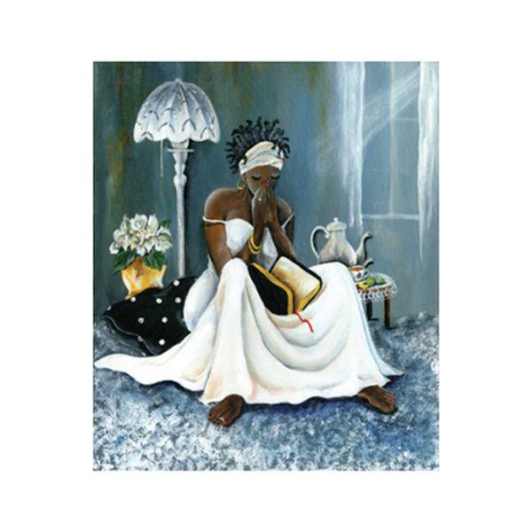 My Cup Runneth Over by Annie Lee (African American Prayer Art) – The Black  Art Depot