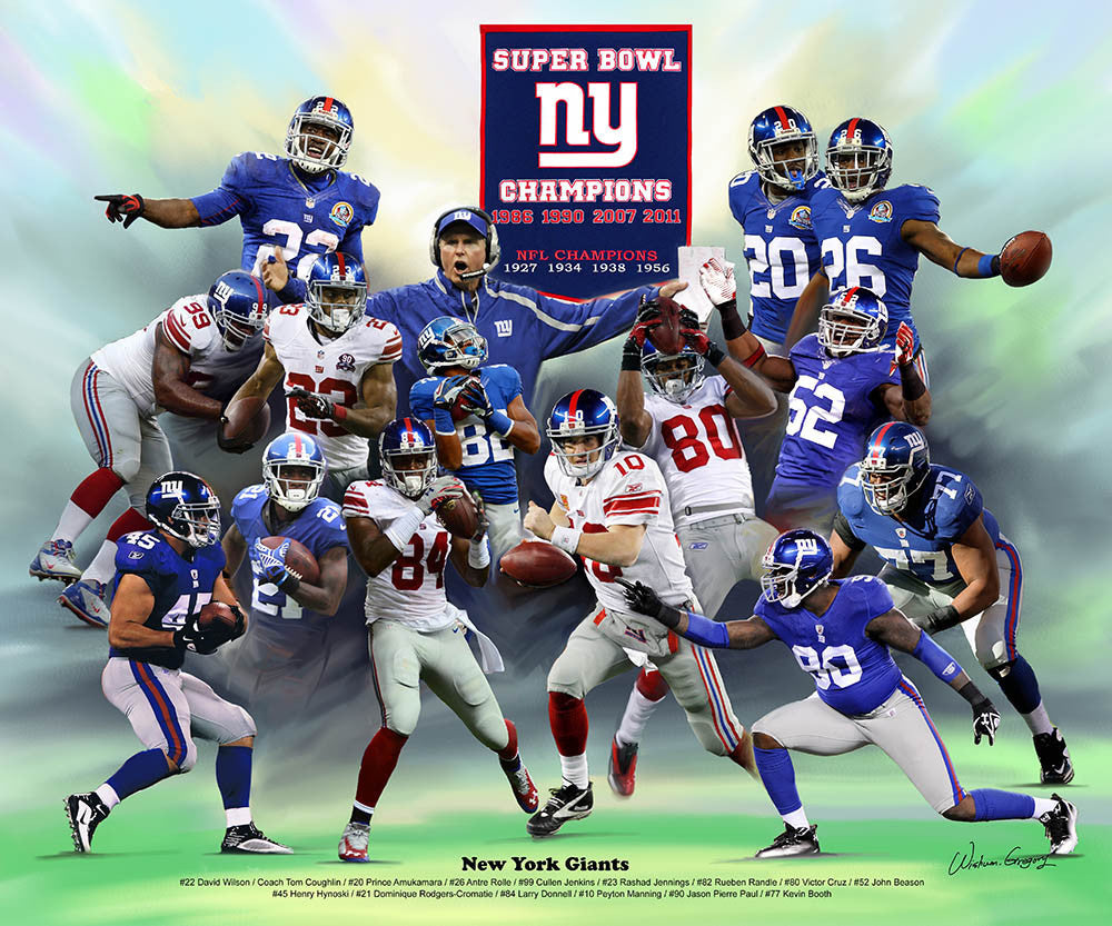 New York Giants (Revised 2014 Version) by Wishum Gregory | The Black