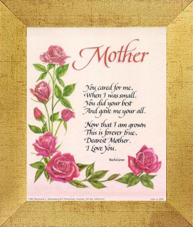 Mother, I Love You by Rachel Green | The Black Art Depot