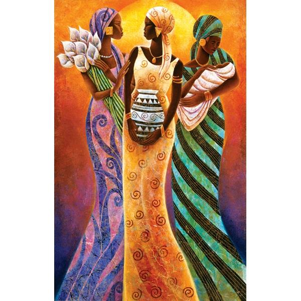 Sisters Of The Sun By Keith Mallett African American Jigsaw Puzzle The Black Art Depot