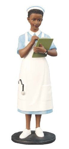 Traditional Black Female Nurse Figurine by Positive Image Gifts | The