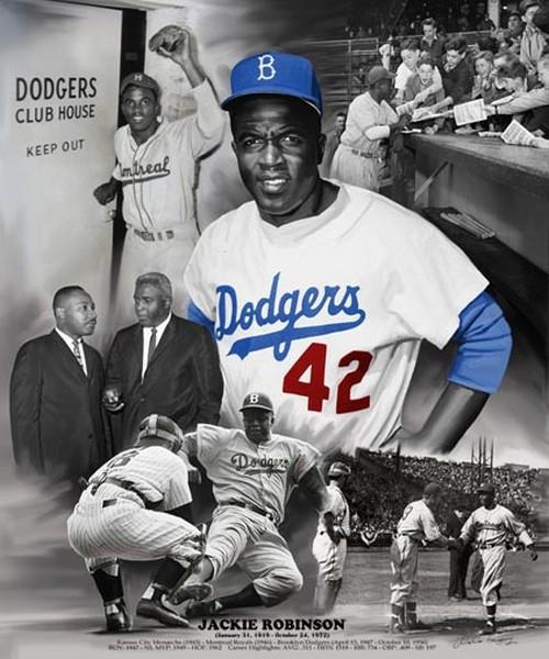 Impact on Other Lives, Jackie Robinson Quote Wall Art Poster