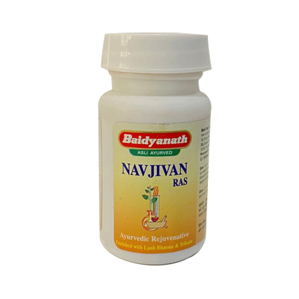 Baidyanath Navjivan Ras Tablets - Pack of 2 (40 Tabs each)